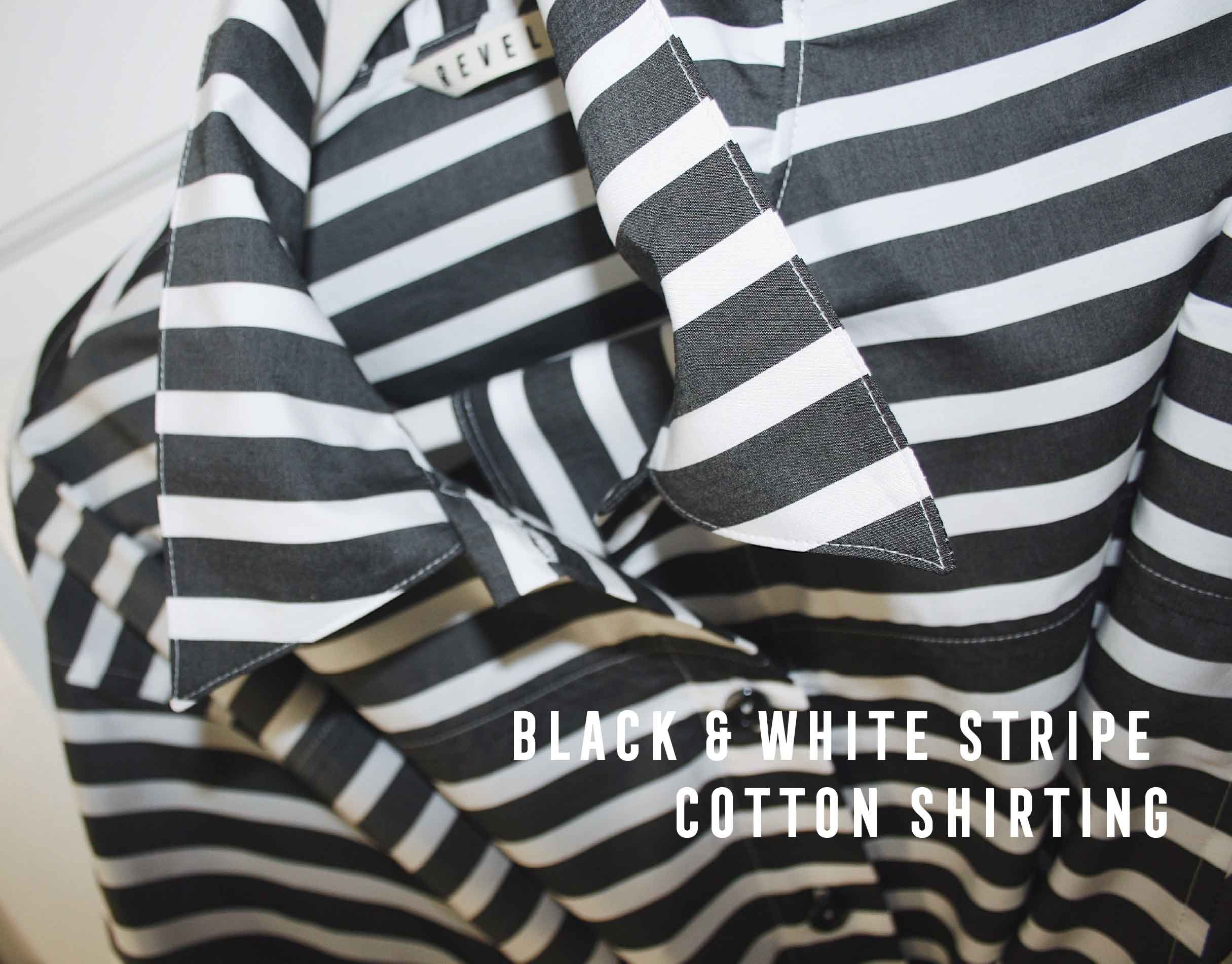Black & White Stripe Cotton Shirting.jpg