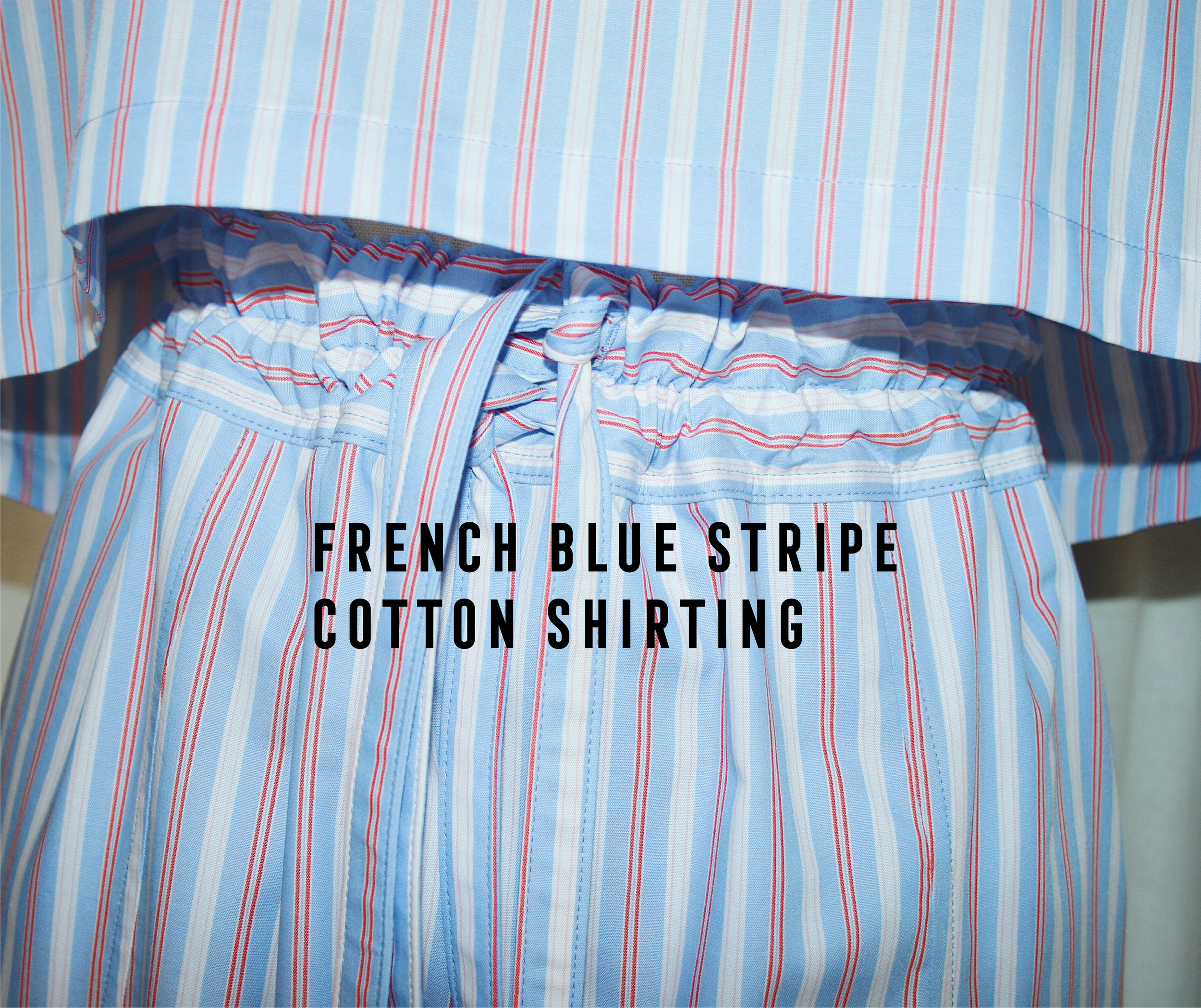 French Blue Stripe Cotton Shirting.png