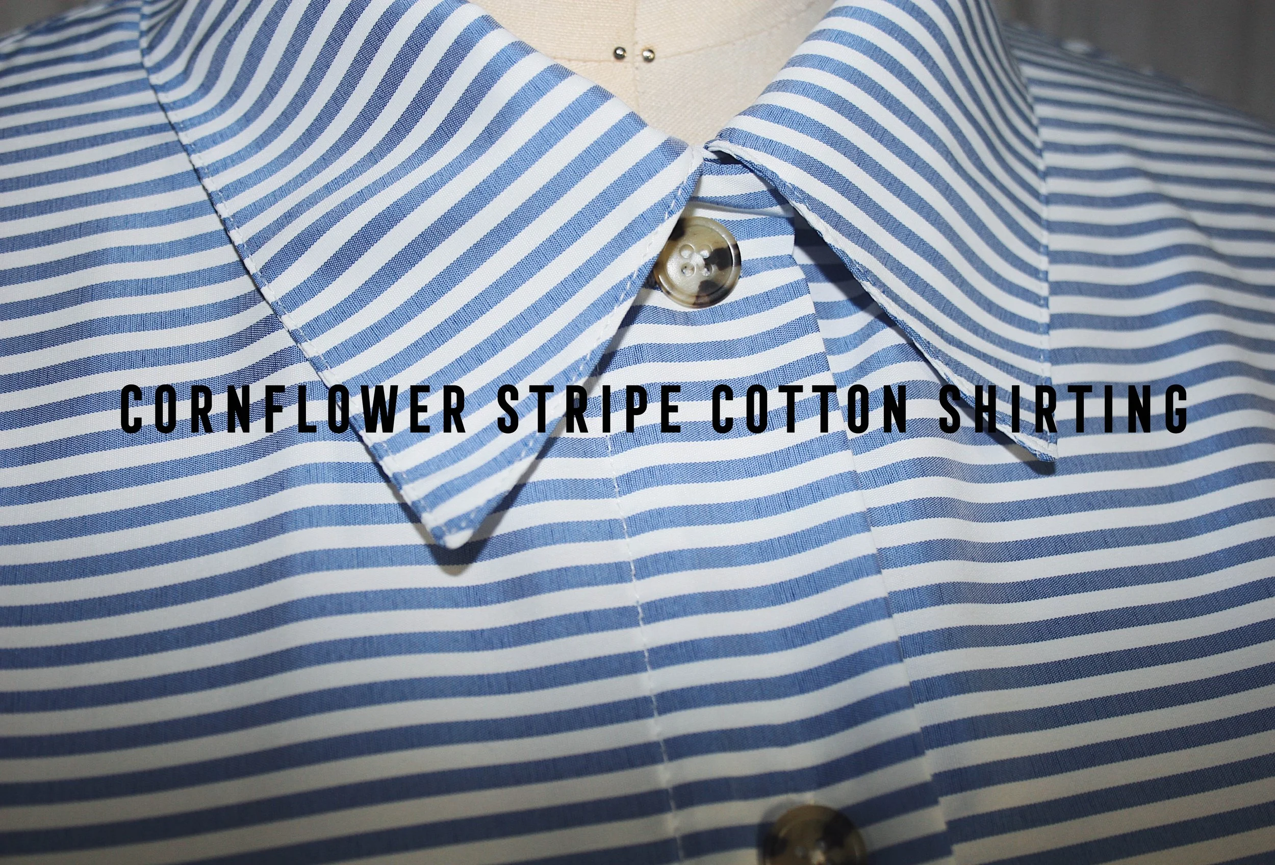 Cornflower Stripe Cotton Shirting.jpg