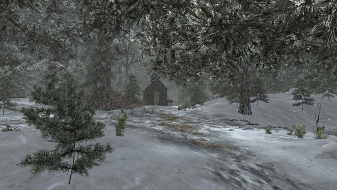 Early Winter Cabin in Snowfall.jpg