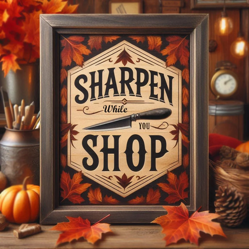 Sharpen while you shop Sept 14
