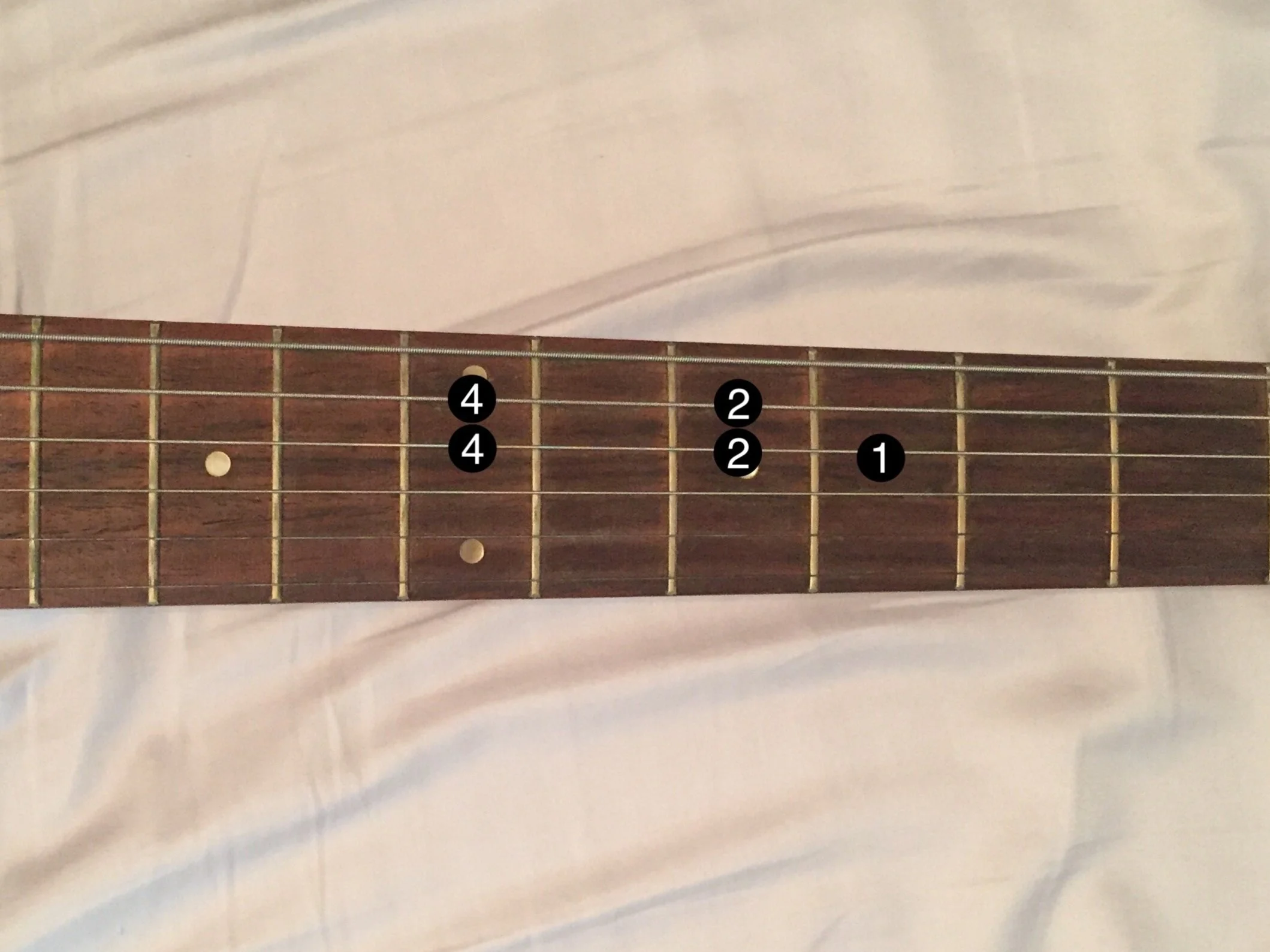 The notes for this scale are D - E - F# - G - A.