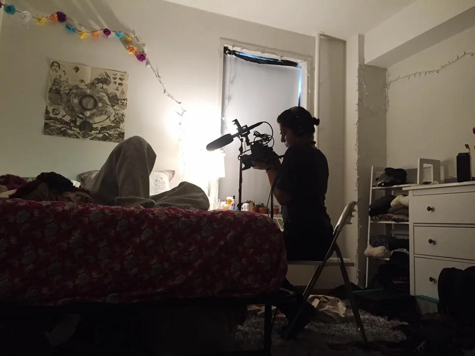 kimberly rolfs and clara hughes shooting episode 1.2 in new york, ny october 2016