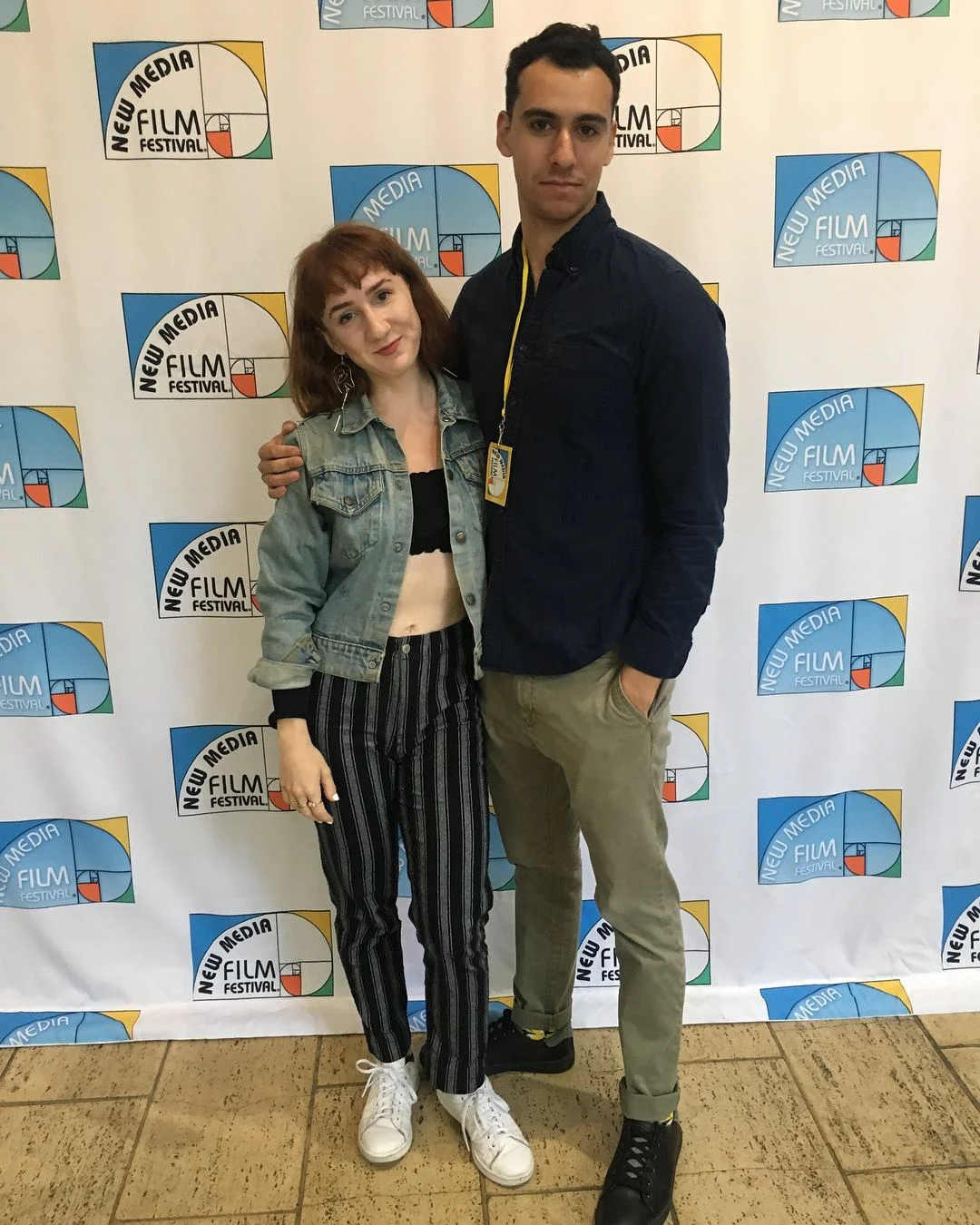 kimberly rolfs and alex hughes attending the 9th annual new media film festival in los angeles, ca june 2018