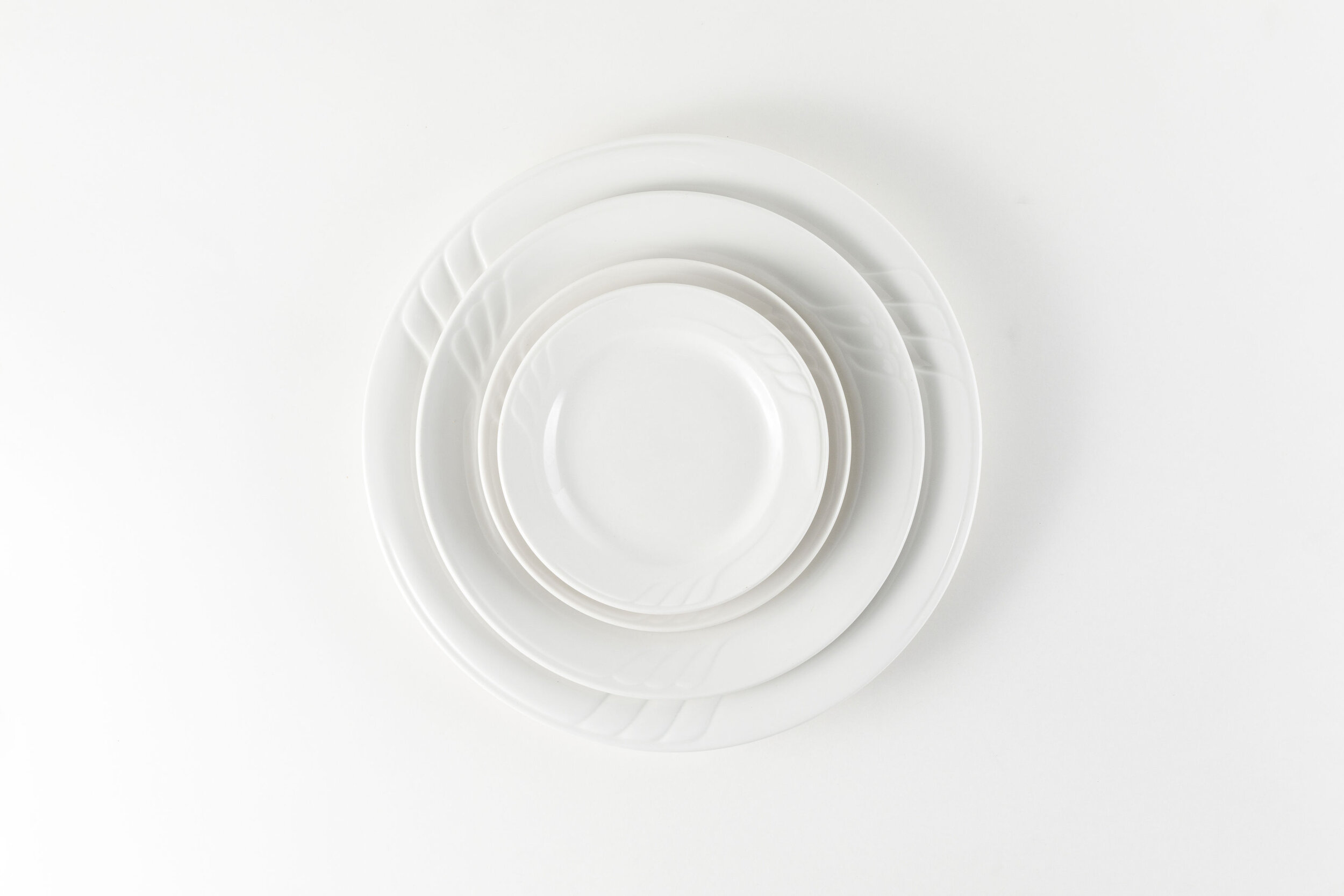 Ivory China Plates
