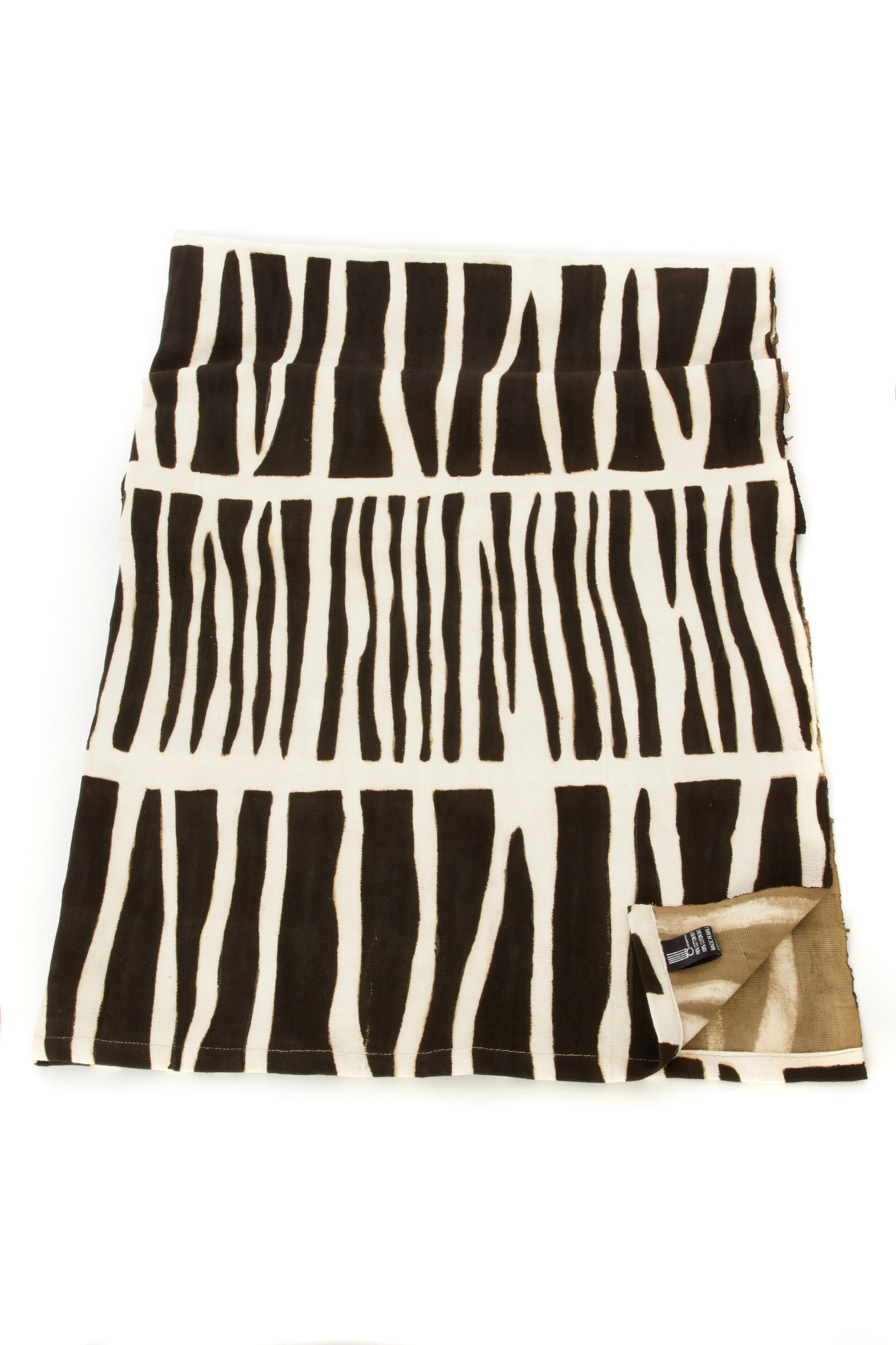 Zebresse Organic Cotton Mudcloth Throw