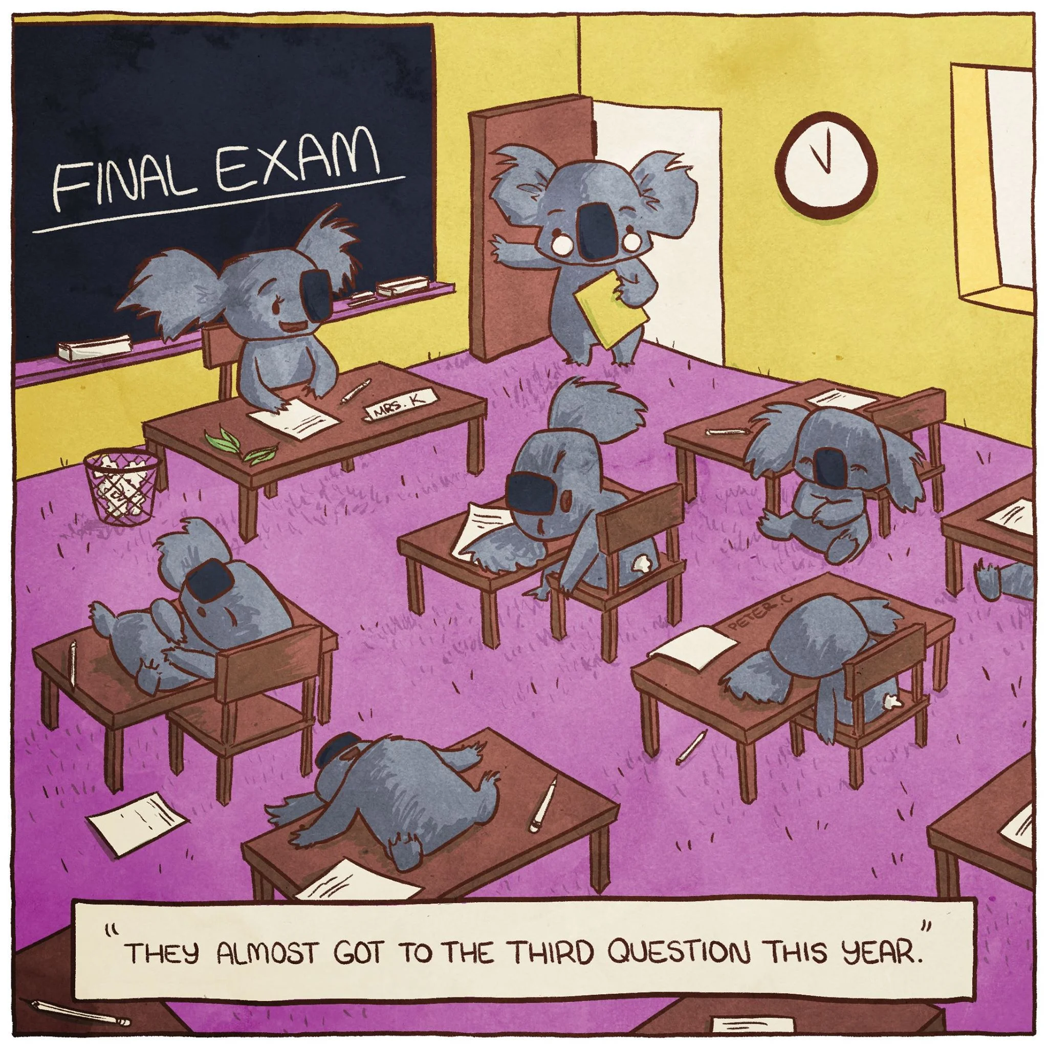 Koala Exam.