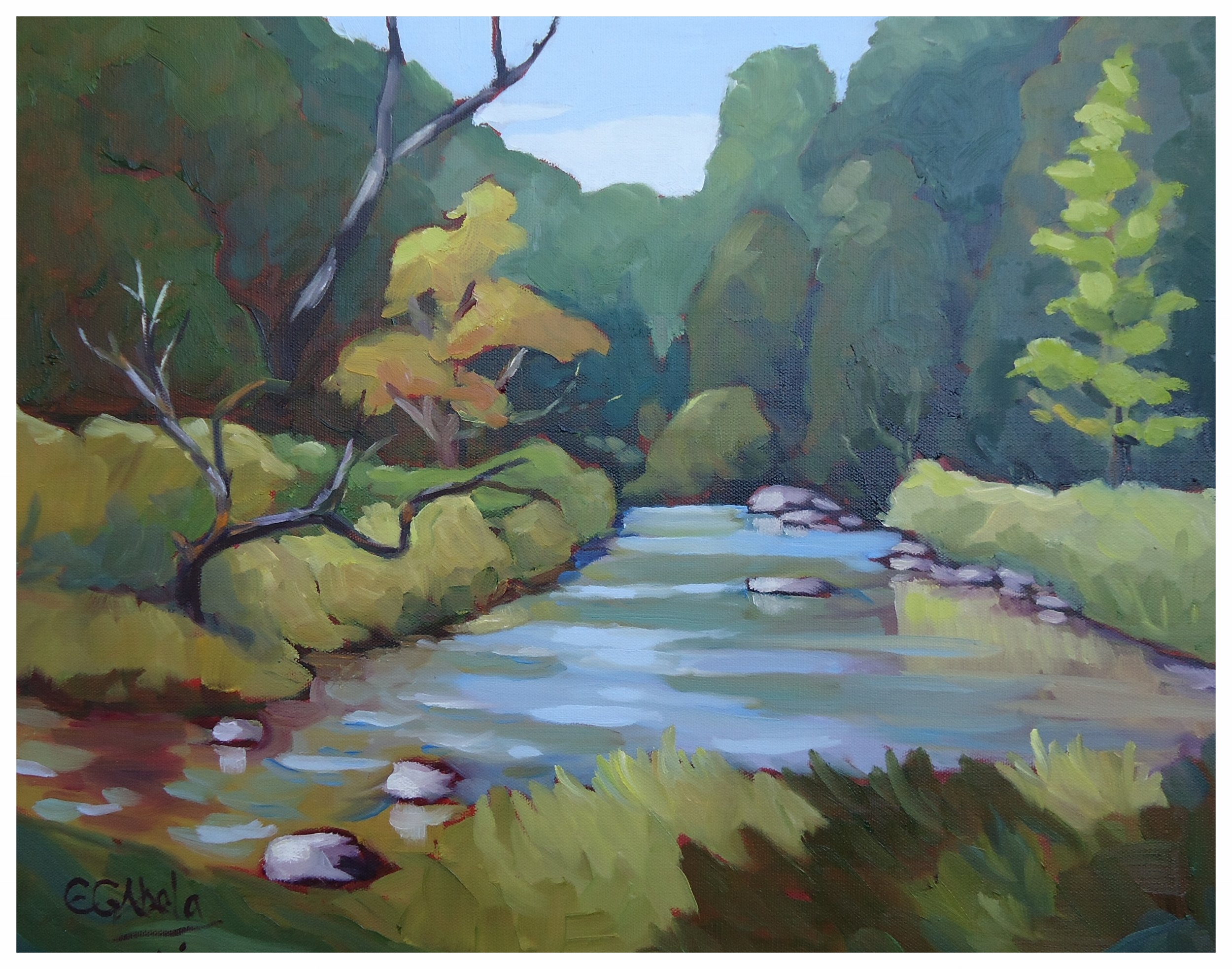 Whitevale, Ontario, Oil Painting 16" x 20"