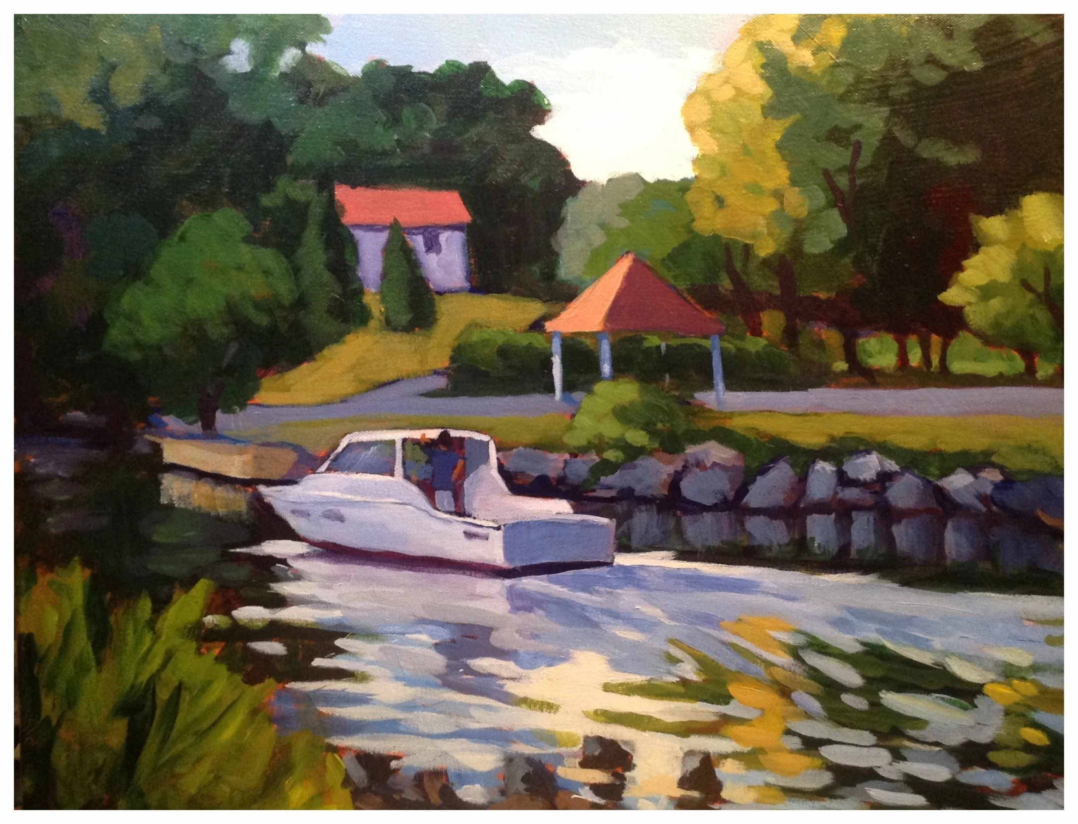 Coming Home, Acrylic 16" x 20"