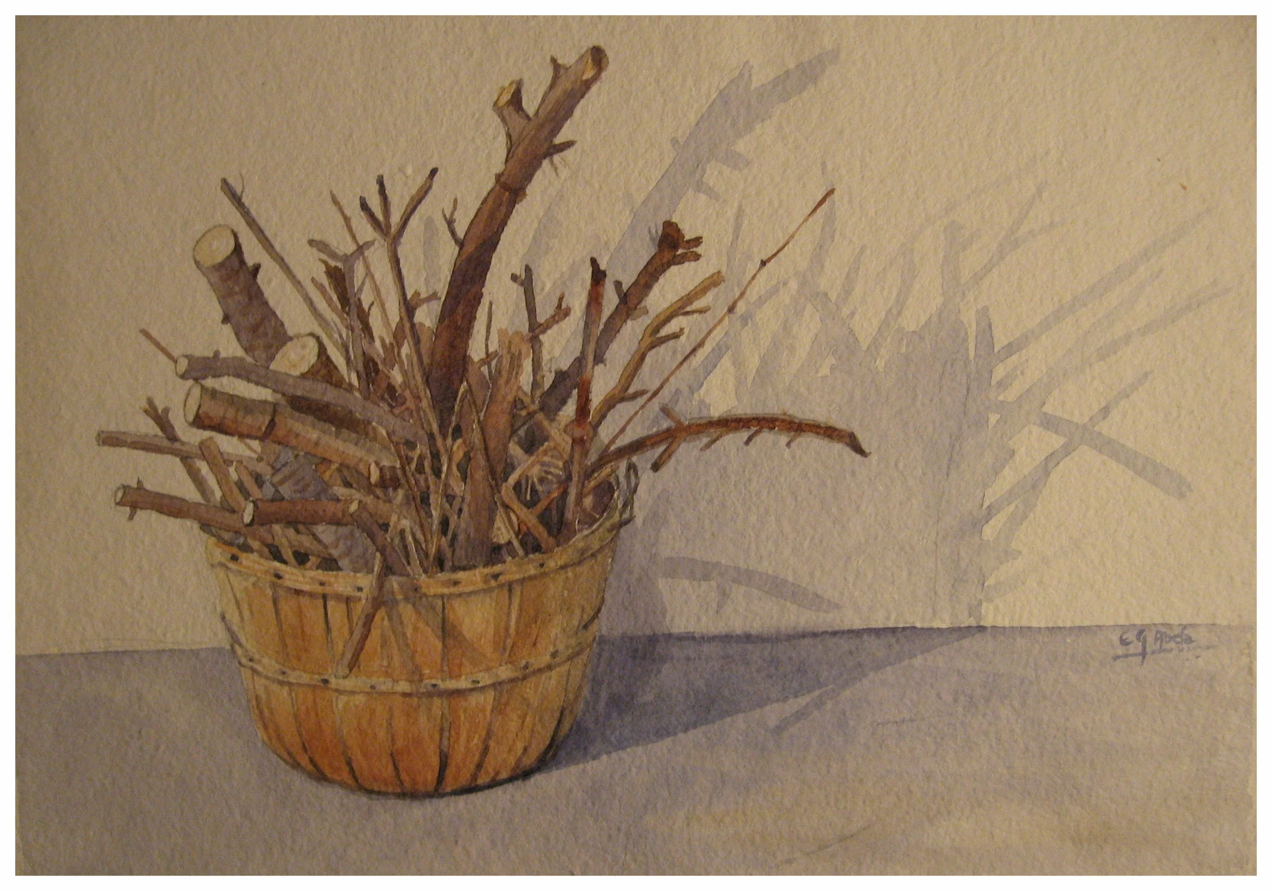 Kindling, 15" x 20"