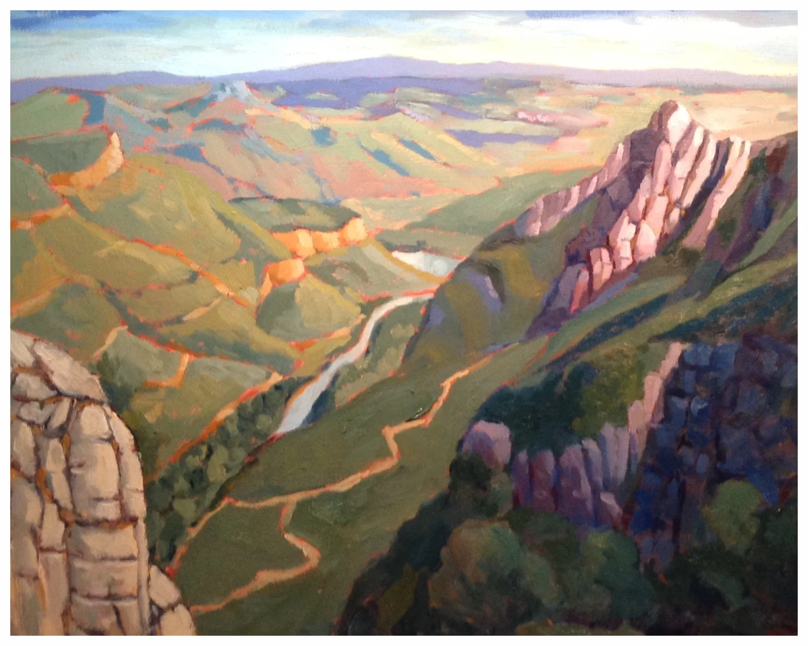 Montserrat, Spain, Oil, 18" x 22"