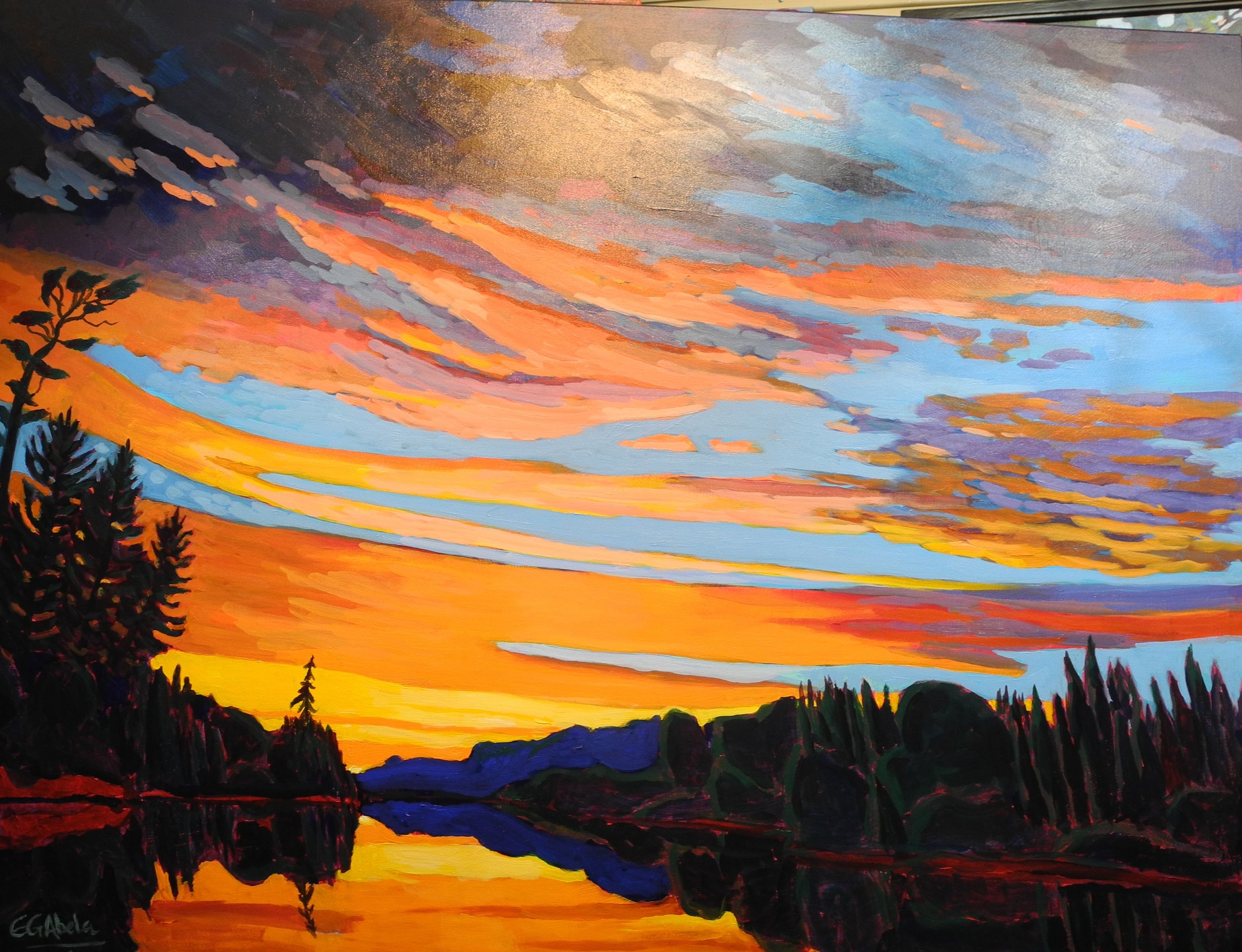 "Sunset" Recent Commissioned painting