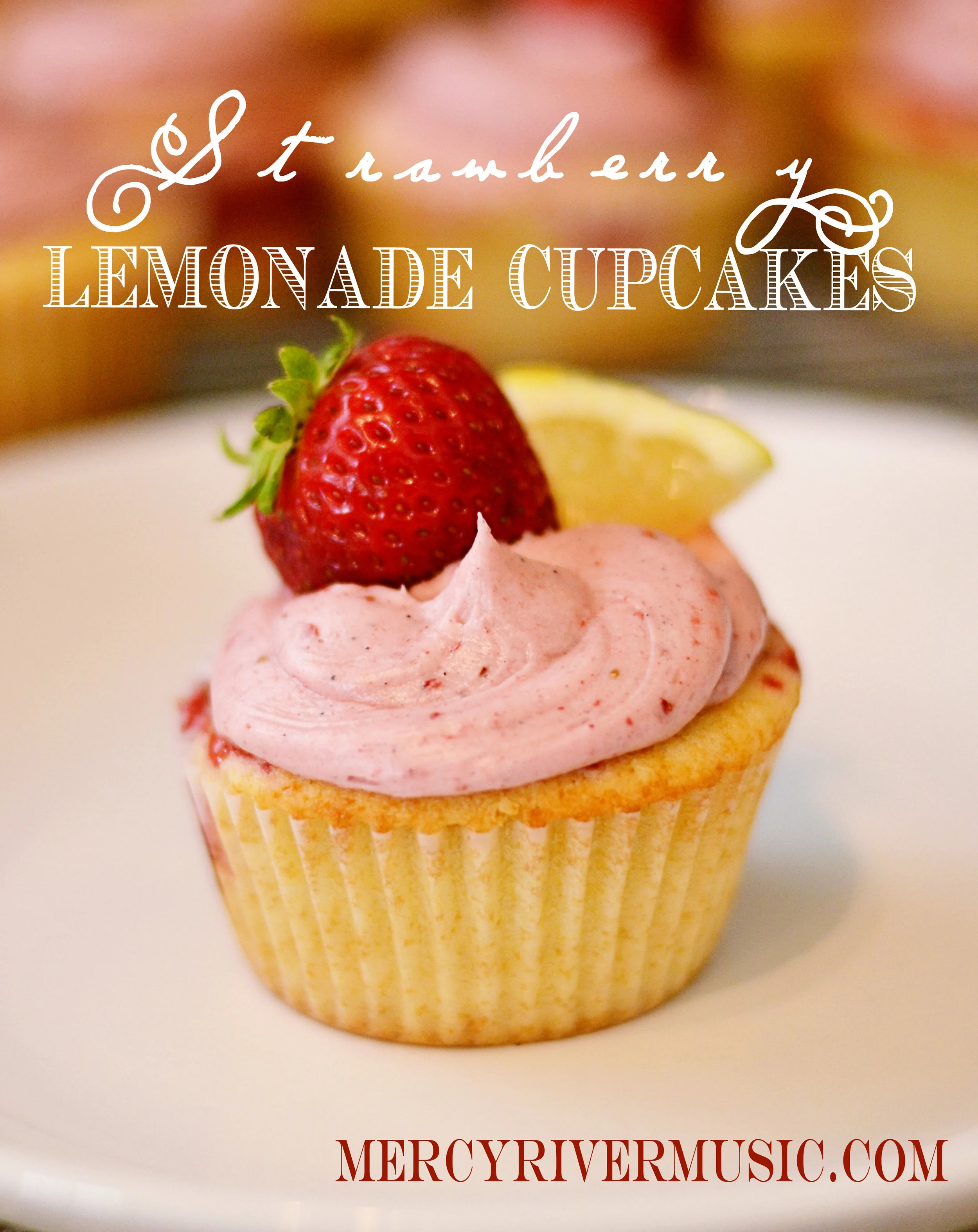 Strawberry Lemonade Cupcakes