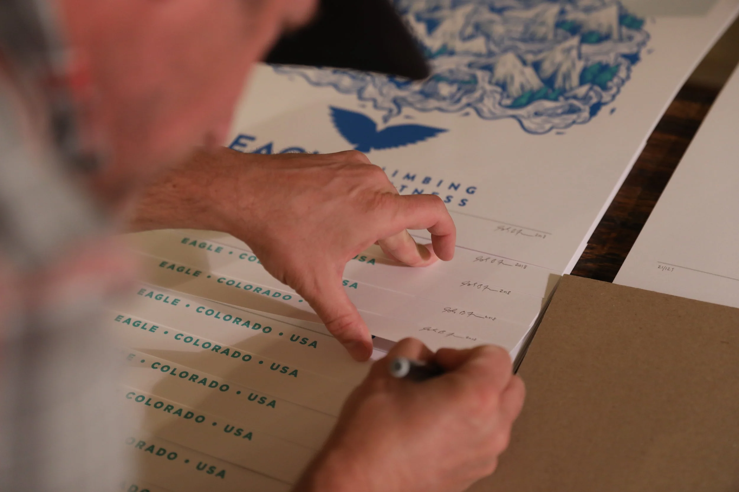 Signed and numbered 125 copies