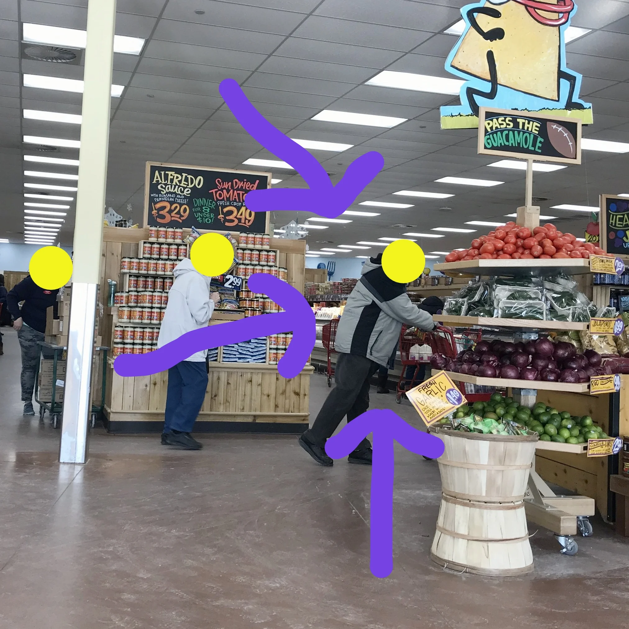 shot of the interior of Trader Joe's grocery store.