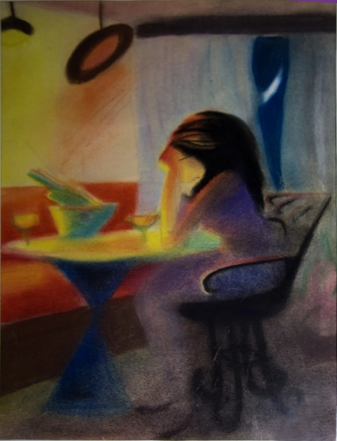 Girl in bar