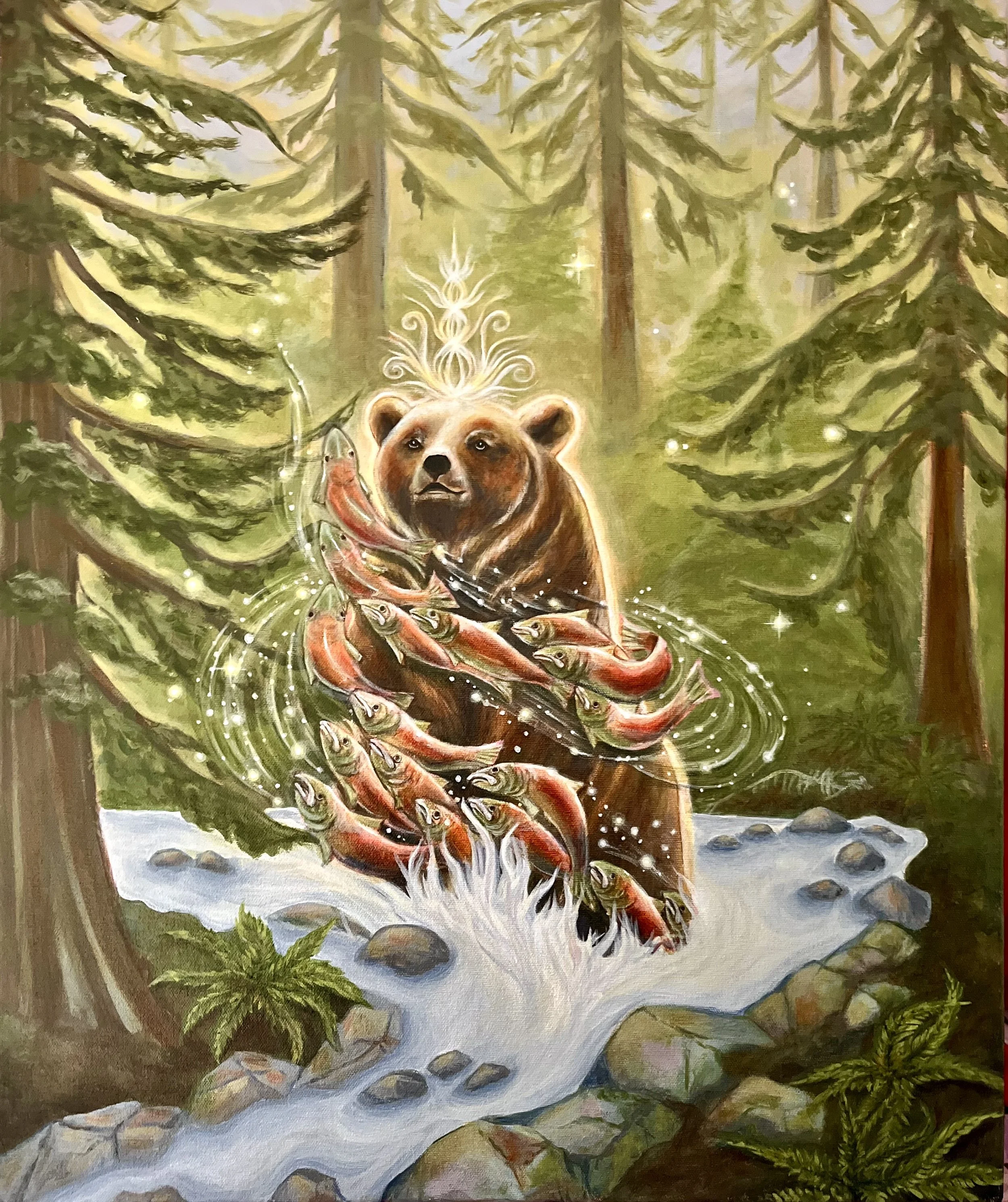 WORSHIPING THE FOREST
ACRYLICS ON CANVAS
24X48”. 2025
INQUIRIES FOR THE ORIGINAL ARTWORK:
PAULALOVEVISIONARYART@GMAIL.COM
PRINTS AVAILABLE