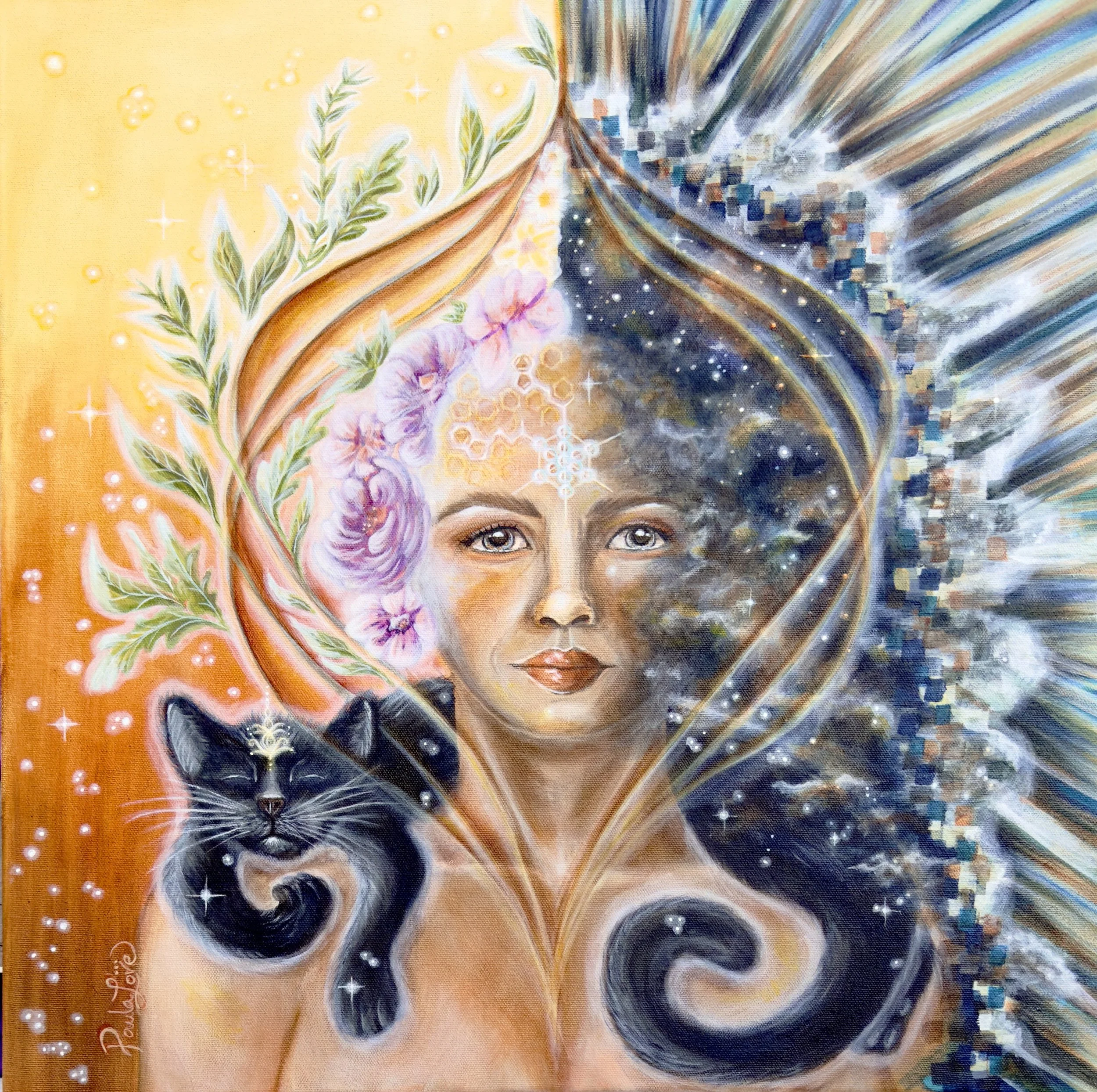 DISSOLVING (A QUANTUM LEAP)
ACRYLICS ON CANVAS
20X20”. 2025
INQUIRIES FOR THE ORIGINAL ARTWORK:
PAULALOVEVISIONARYART@GMAIL.COM
PRINTS AVAILABLE