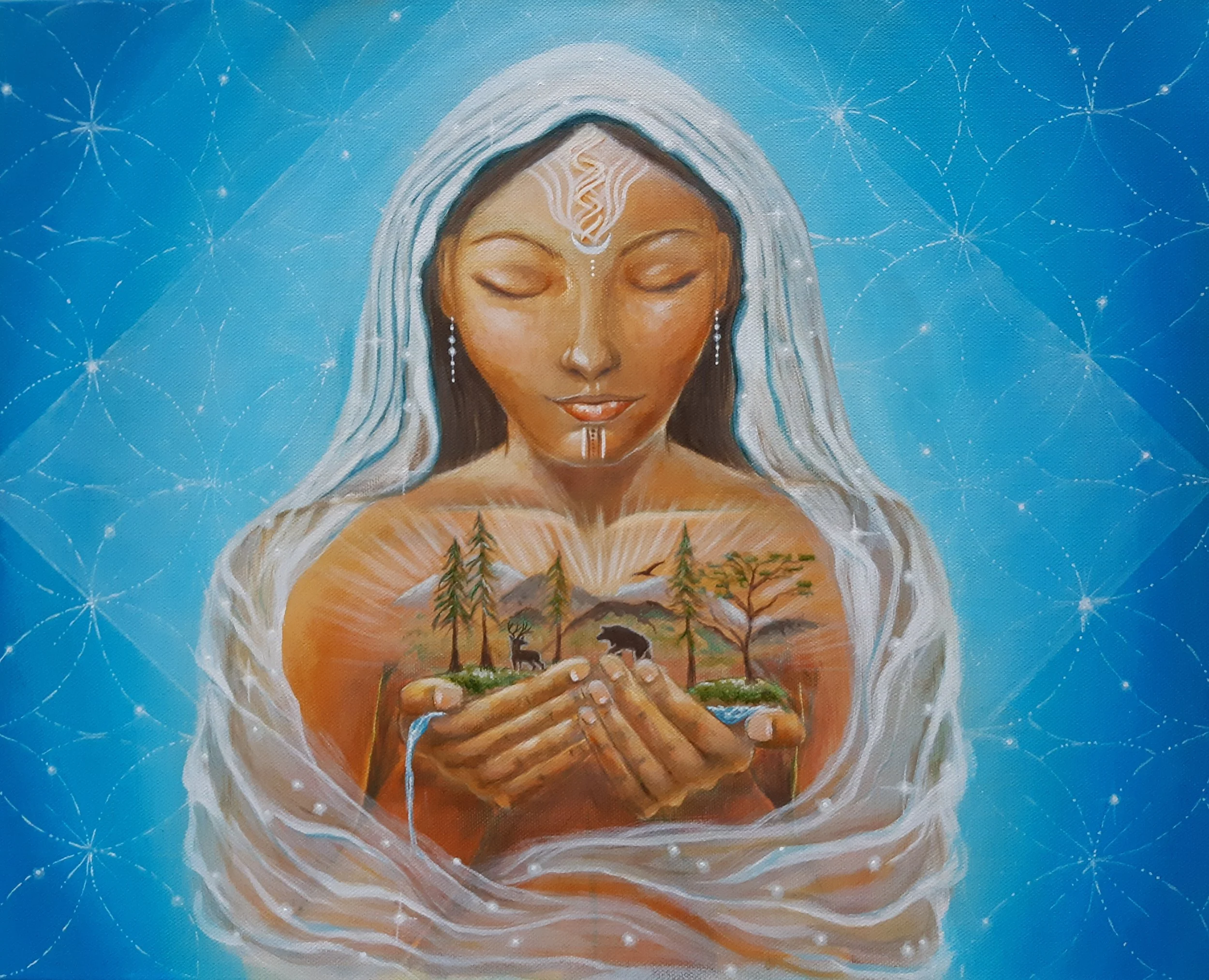 WORSHIPING THE FOREST
ACRYLICS ON CANVAS
24X48”. 2025
INQUIRIES FOR THE ORIGINAL ARTWORK:
PAULALOVEVISIONARYART@GMAIL.COM
PRINTS AVAILABLE