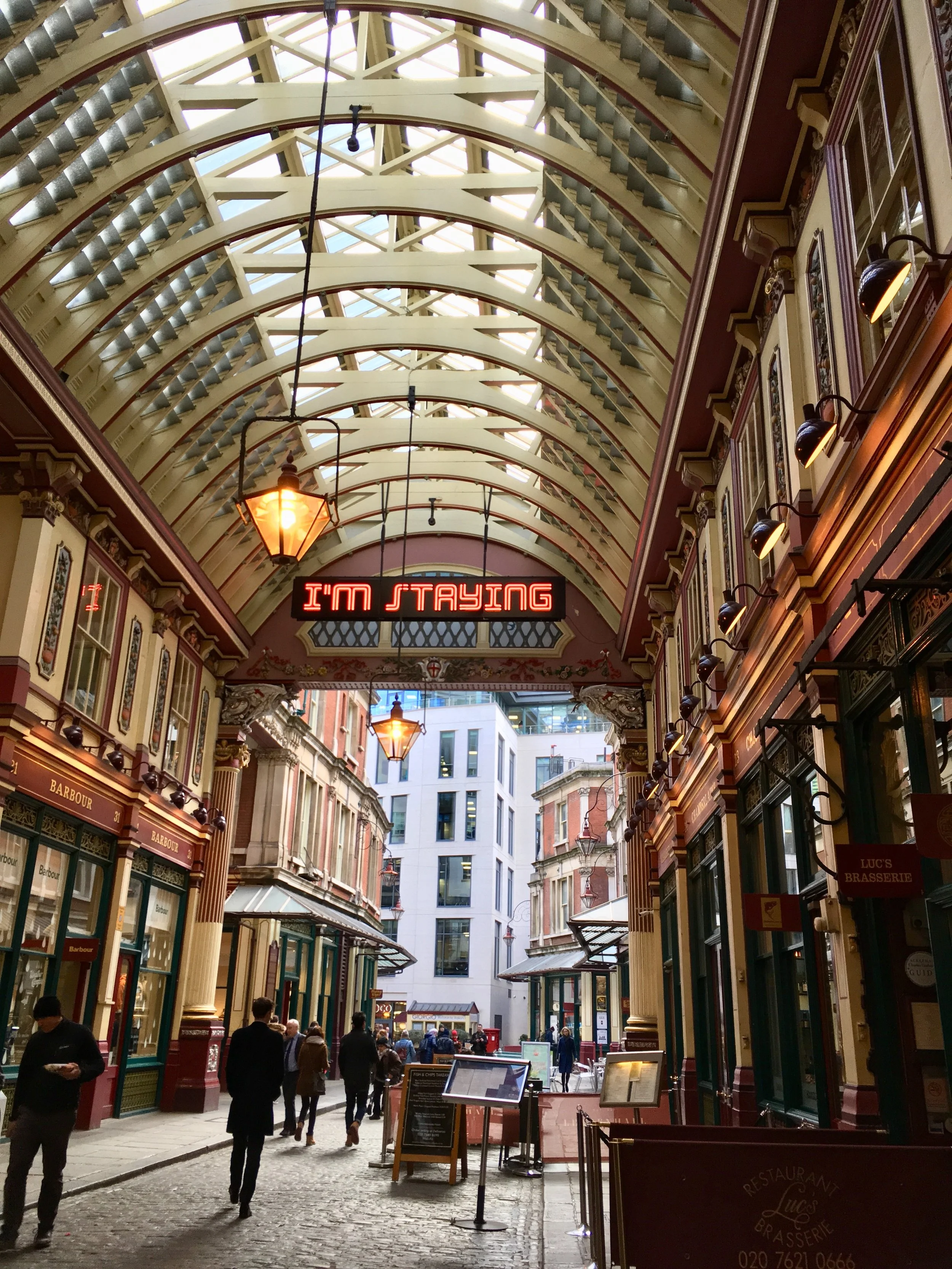 Leadenhall Market AKA Diagon Alley