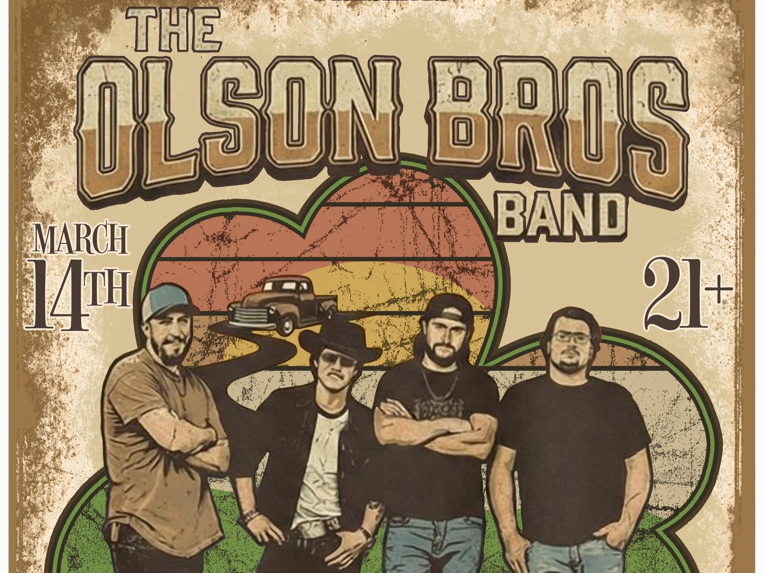 The Olson Bros Band with Special Guest James Beam