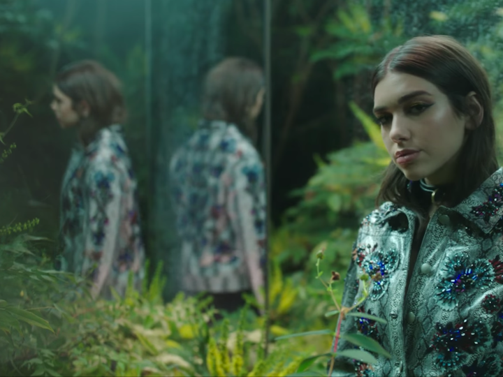 Image of Dua Lipa from the 'No Lie' music video, commissioned by Andrew Law.