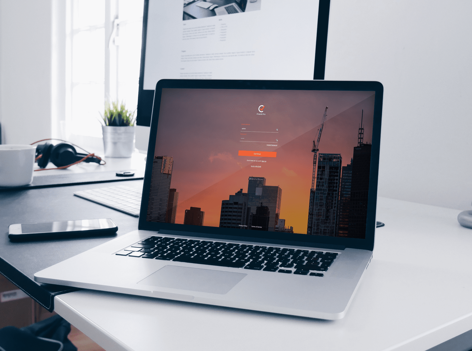 Carell web platform on desktop