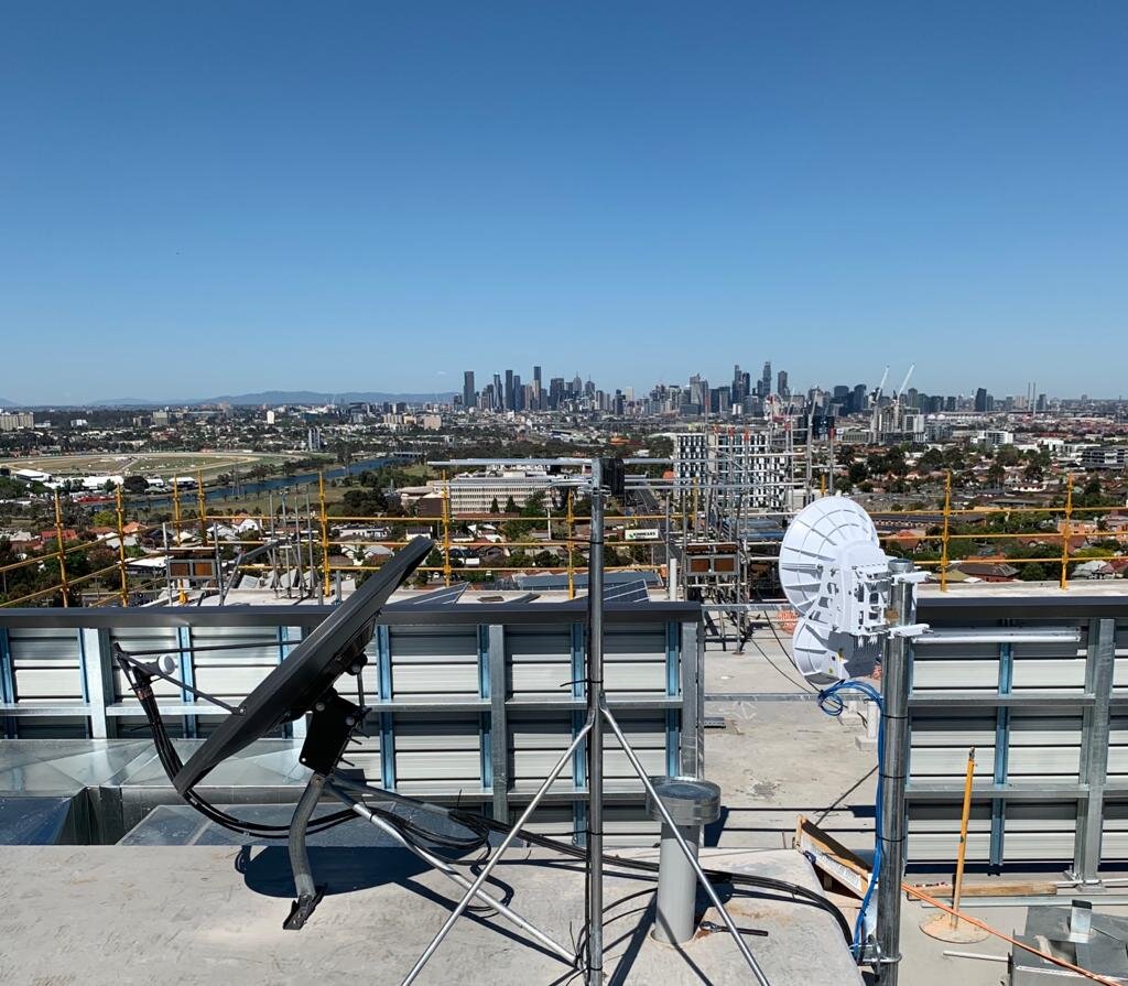 Kinnears, Footscray - Foxtel and Free-to-Air rooftop infrastructure (Copy)