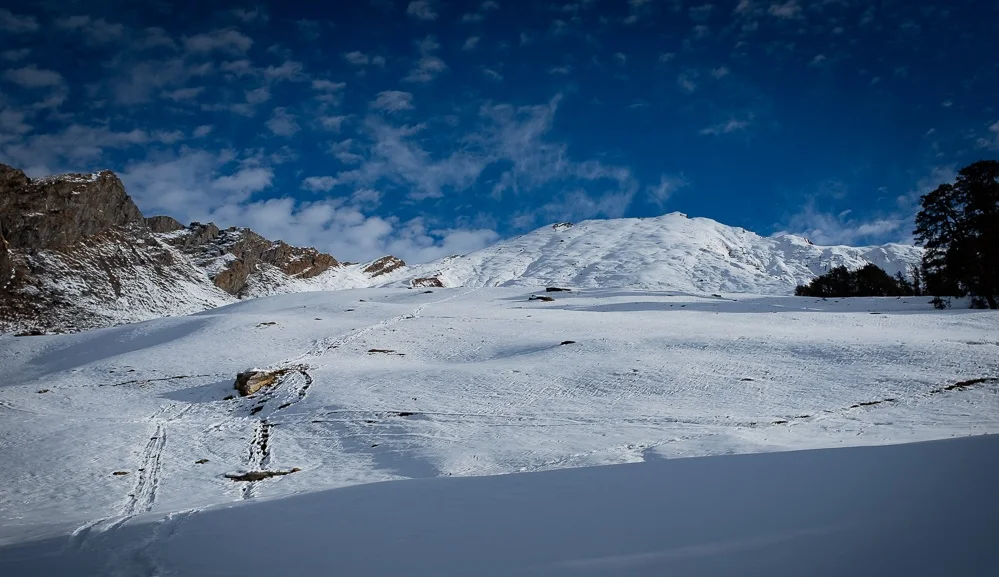 The summit (4457m) in the distance. I gave up at around 4200m.