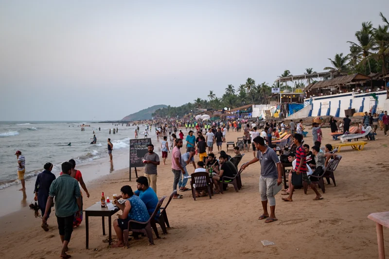 Nowadays the beach is firmly in the hand of domestic tourists …