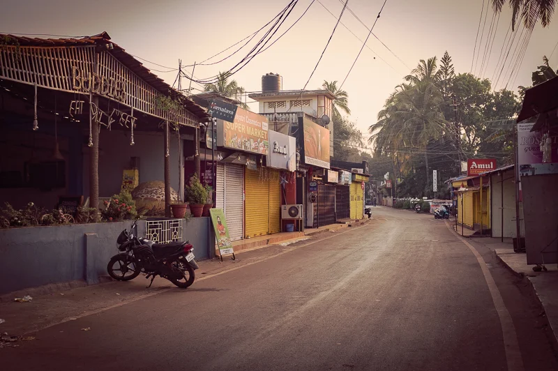 The best thing about Anjuna is not the beach, but rather exploring the villages in its hinterland with a scooter.