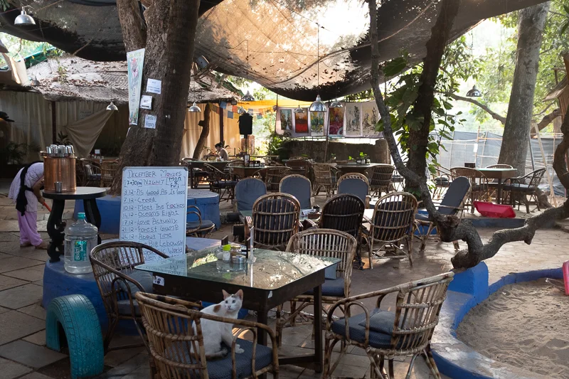 Such as the beautiful Artjuna Café.