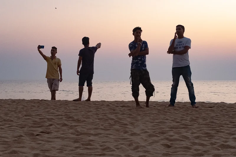 Indian boys doing their thing.