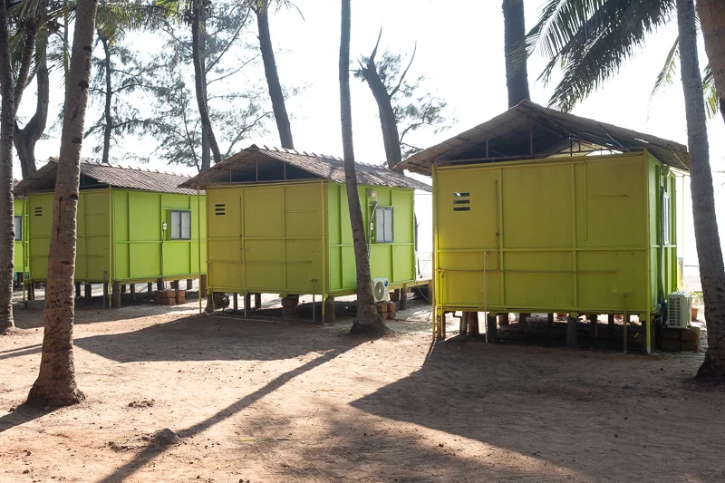 The only beachhuts at Talpona. I stayed in one of them for a week.