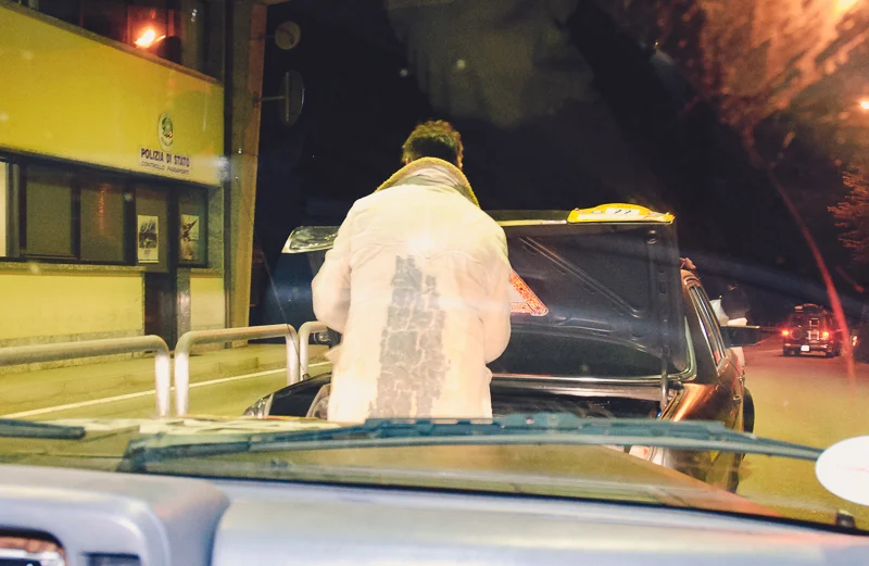 Ankunft in Italien. Das war meine erste von drei gefahrenen Nachtschichten - mein Co-Fahrer war nämlich nachtblind.