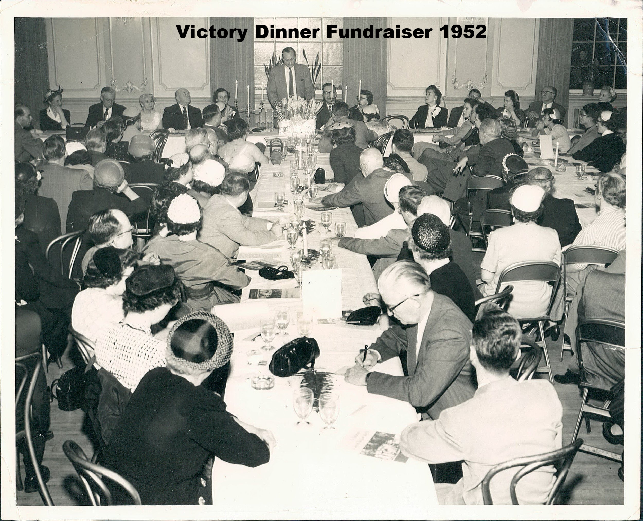 Victory Dinner fundraising for new school 1953.jpg