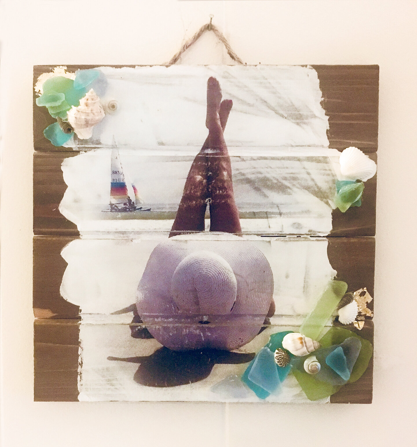 Custom Beach House art for a client
