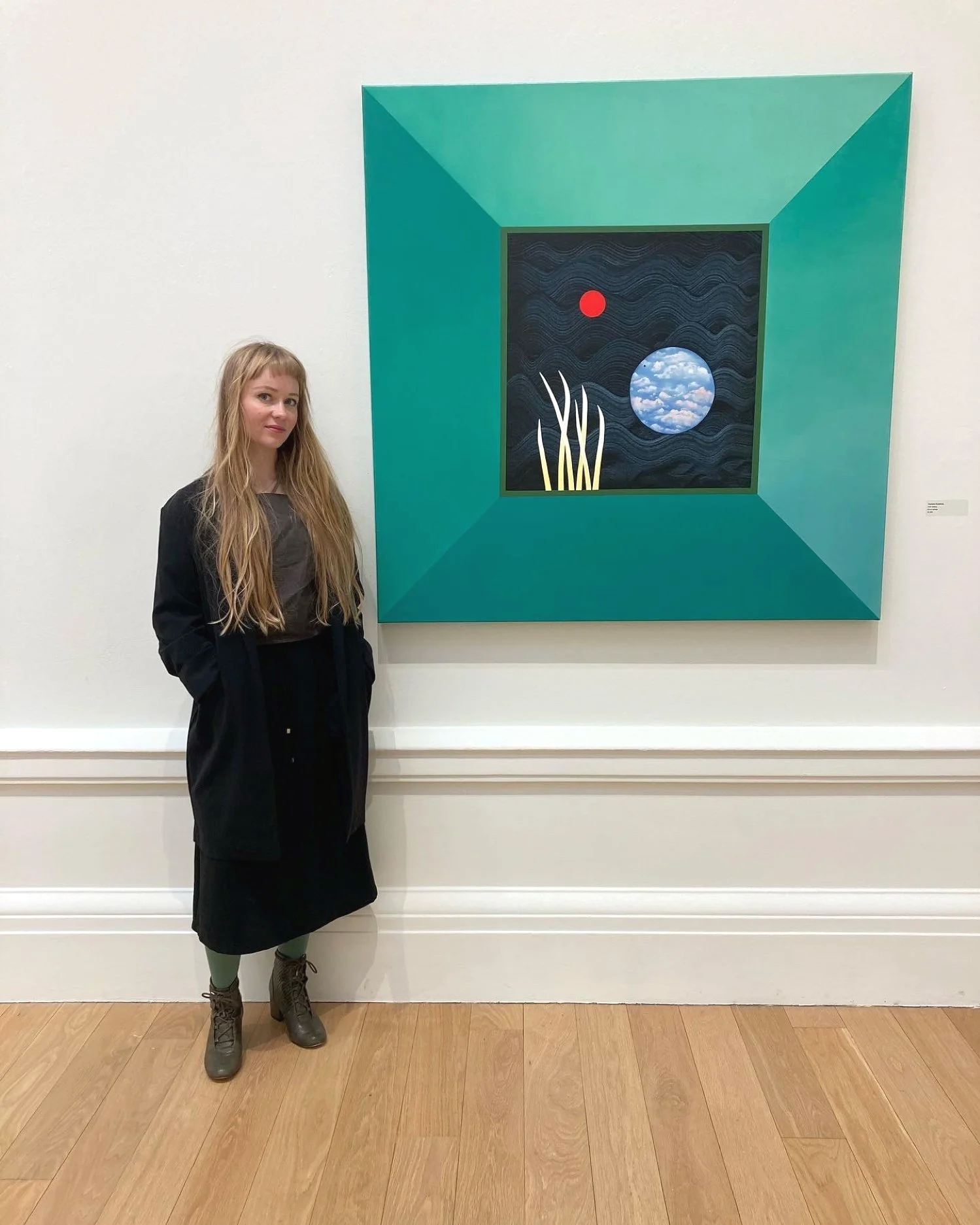 artist charlotte roseberry at the royal scottish academy