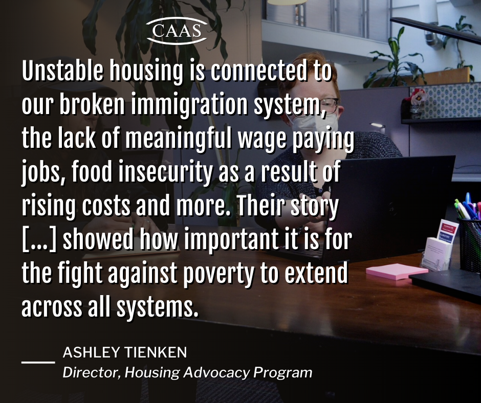 Looking back on 2022 with Ashley, Director of the Housing Advocacy Program