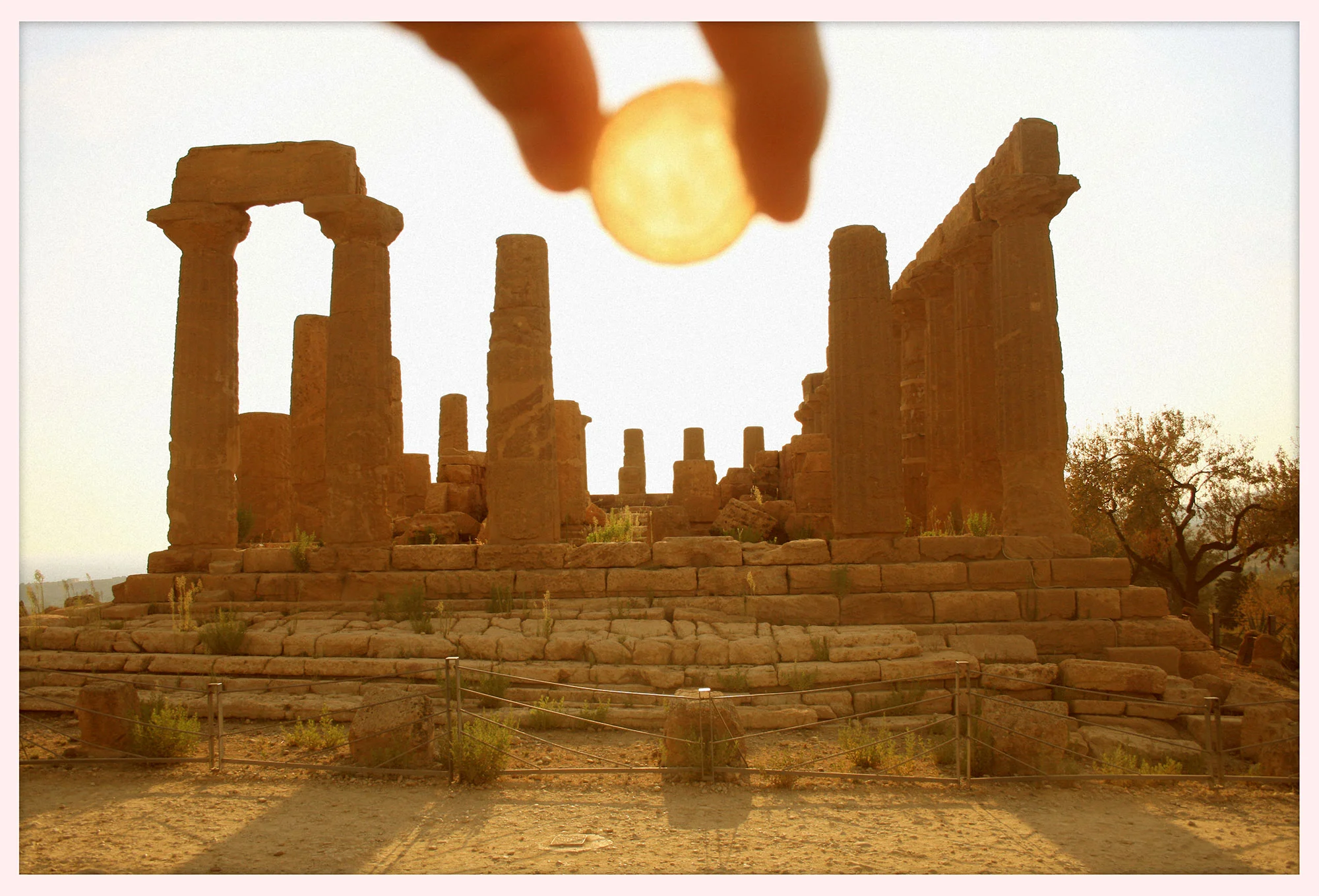 Catching a little sun in Agrigento, Sicily. © 2009.
