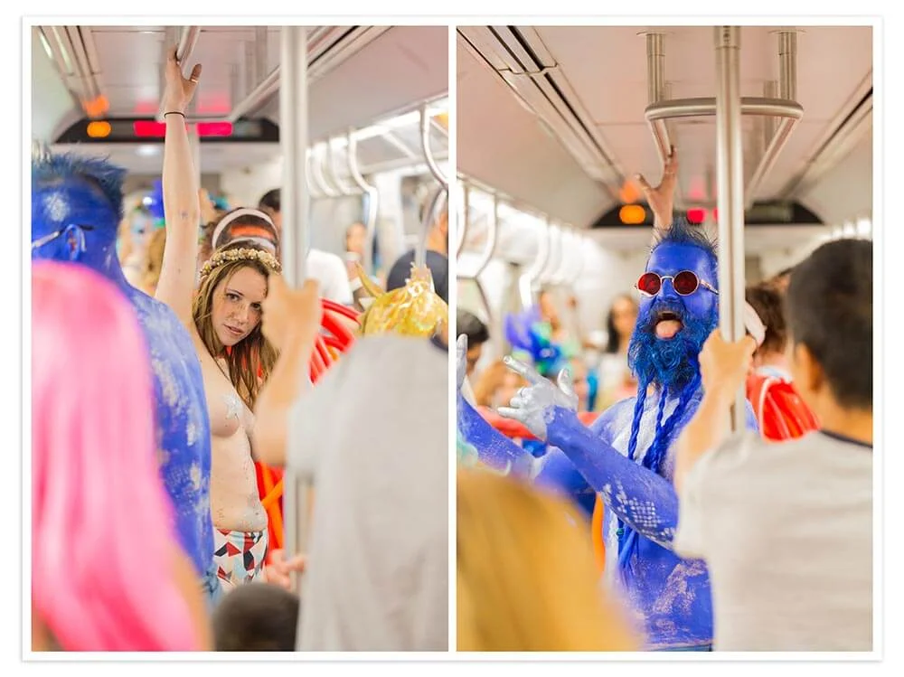 On the N-train, en route to Coney Island.