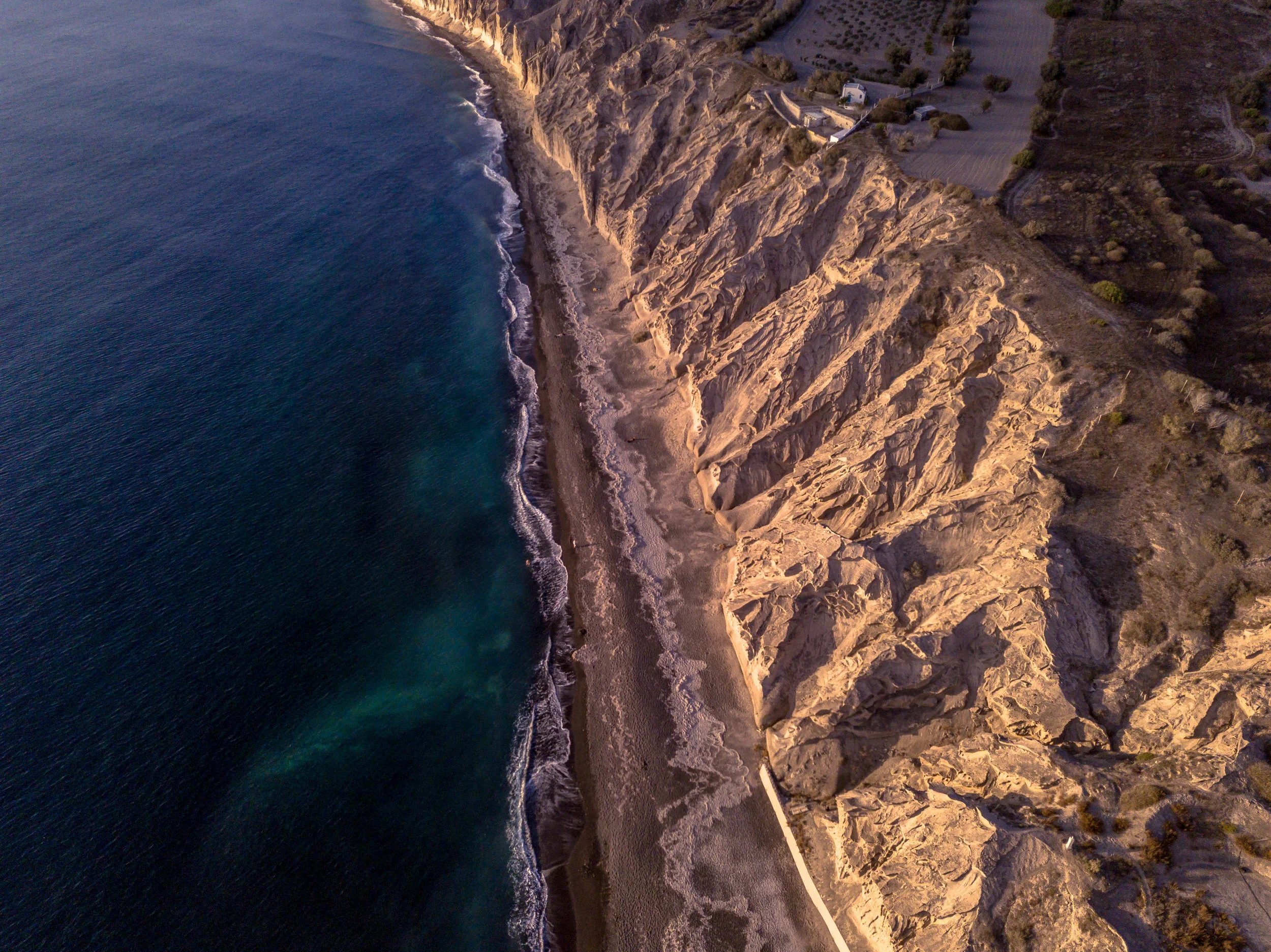 Vlychada Beach by drone