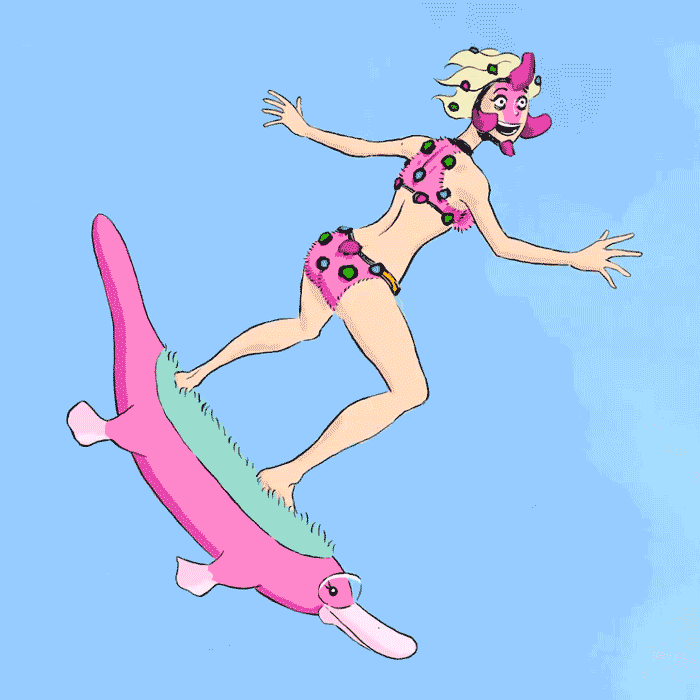 Kraggs on Pink Platypus Bonus GIF