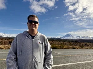 Drive to NZITF, mountain view