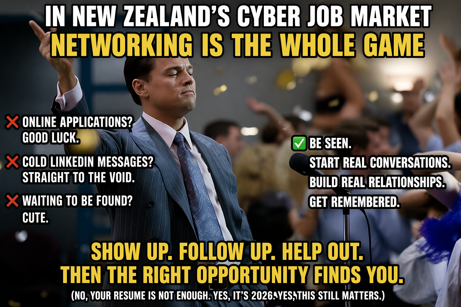 Networking in the New Zealand cybersecurity community
