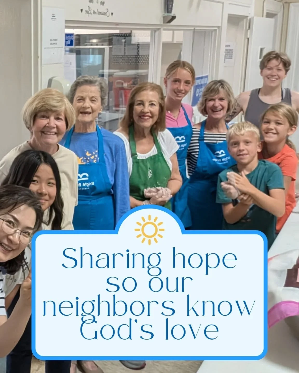 Every 5th Sunday, we gather at Bright Bridge to serve a meal&mdash;and share much more than food. Together, we share hope, build friendships, and remind one another that God&rsquo;s love meets us right where we are. 💛
This is what it looks like to l