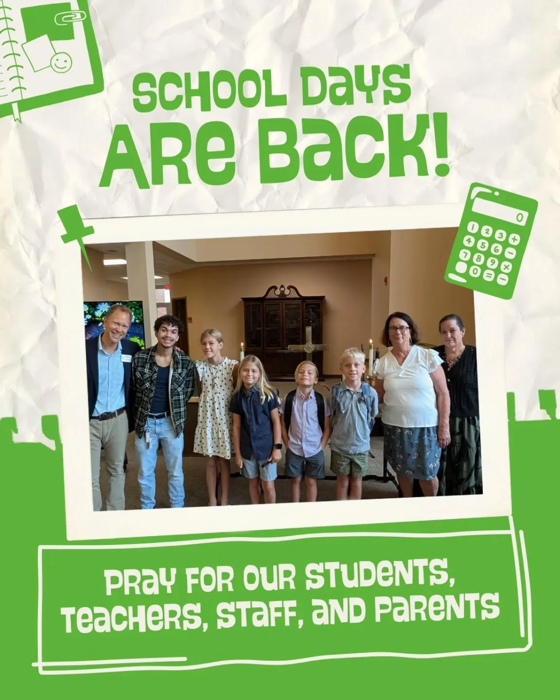 What a joy it was to gather for our &quot;Blessing of the Backpacks&quot; this past Sunday! As the school year begins, the prayers continue. Gadsden Street United Methodist Church is praying for every student embarking on a new learning journey, for 