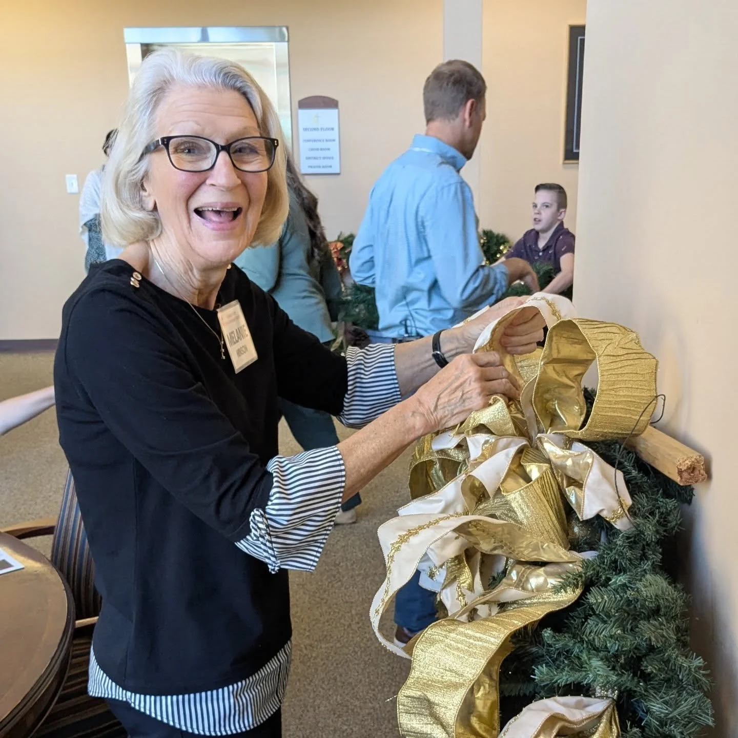 From wreath-fluffing to directing the movement of the Christmas tree, there were odd jobs for everyone at our Hanging of the Greens this week! We loved seeing our church family come together as we prepare a place for you and yours this Advent season.