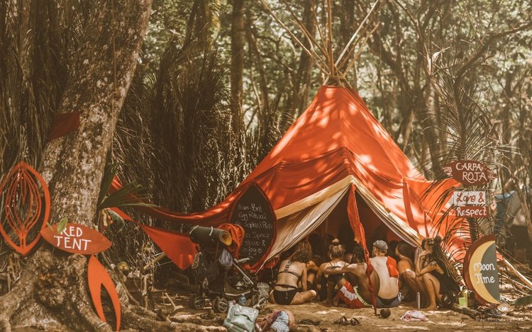 Tribal Gathering Panama Red Tent Women's circle.jpg