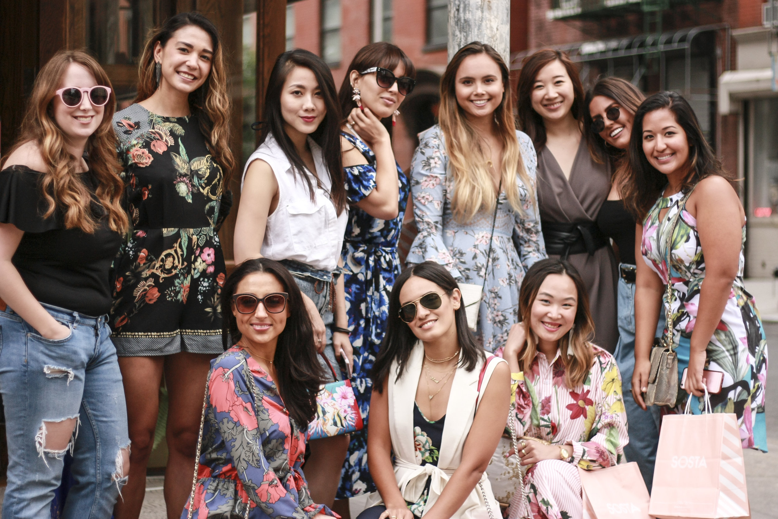 Group photo shot by Maya ( @xmaristi ) outside The Sosta.
